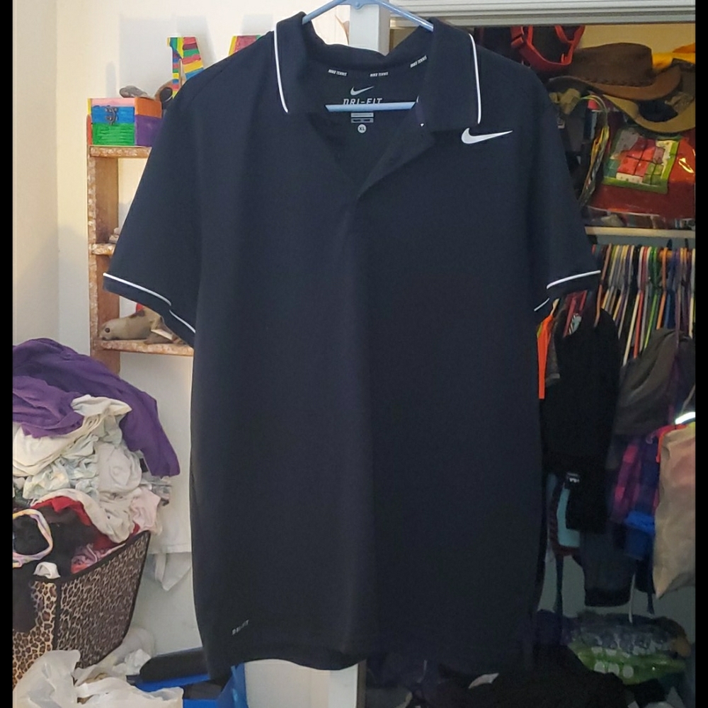 Nike Dri-Fit Black polo shirt